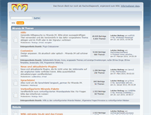 Tablet Screenshot of forum.miranda-im.de